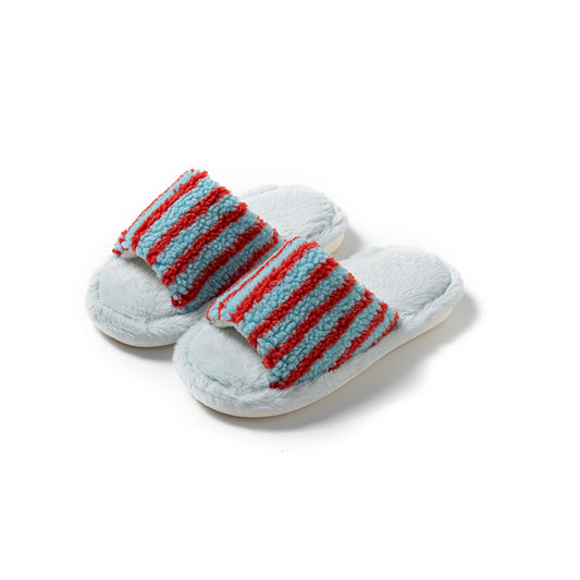 Wholesale women's fluffy plush slippers home slippers