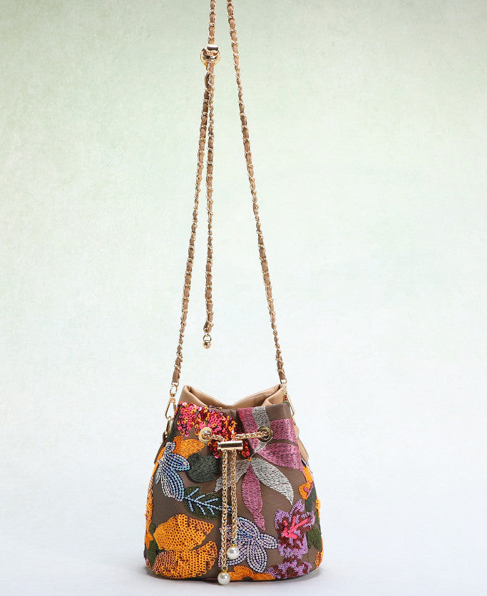 Handmade Vintage embroidered handbag