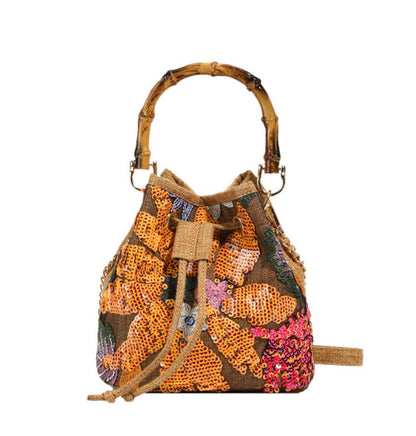 Handmade Vintage embroidered handbag