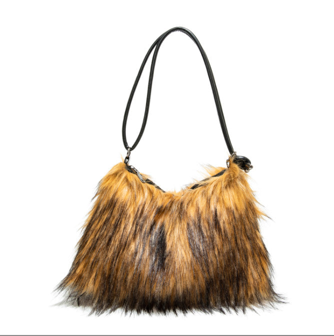 Fluffy Plush Tote Bag