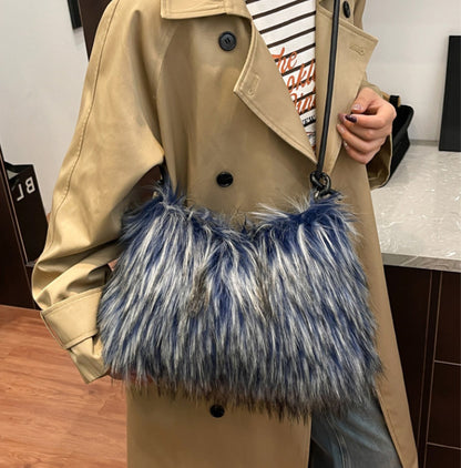 Fluffy Plush Tote Bag
