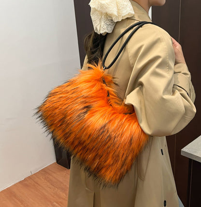 Fluffy Plush Tote Bag