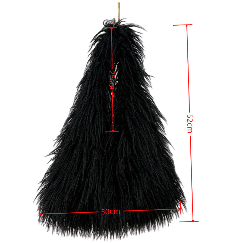 Large-Capacity Faux Fur Tote Bag Handheld Plush Bag
