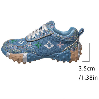 Women's Leather Casual Shoes Platform Sneakers Comfortable Skateboarding Shoes Fashionable Breathable Non slip Running Shoes Luxury Designers Shoes