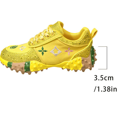 Women's Leather Casual Shoes Platform Sneakers Comfortable Skateboarding Shoes Fashionable Breathable Non slip Running Shoes Luxury Designers Shoes