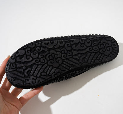 2026 Spring/Summer Women's Water Diamond Fashion Designer Flat Shoes Casual  Luxury Single Shoes High Quality Casual Shoes  Slippers