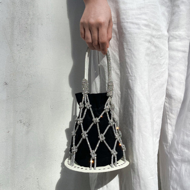 Miuco Pearl Clutch Handbag Women's Glittering Dinner Purse Party Wedding Prom Evening Bags