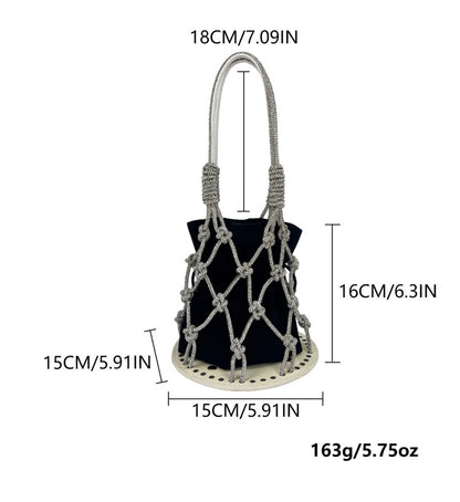 Miuco Pearl Clutch Handbag Women's Glittering Dinner Purse Party Wedding Prom Evening Bags