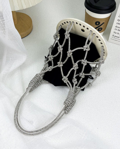 Miuco Pearl Clutch Handbag Women's Glittering Dinner Purse Party Wedding Prom Evening Bags