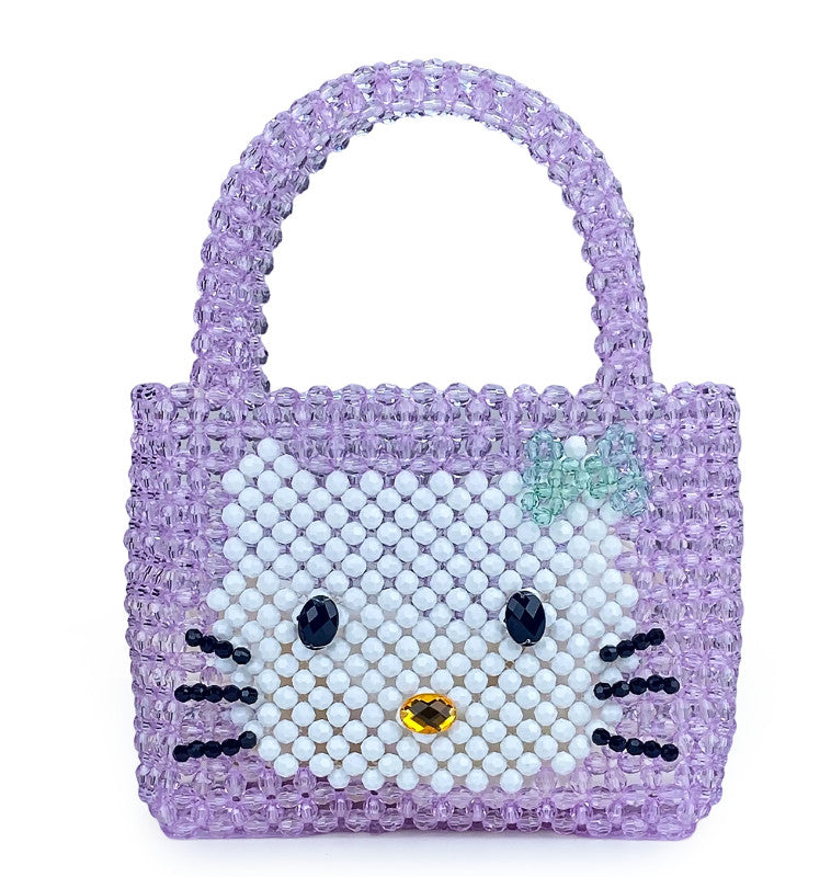 Women Beaded Handbags Elegant Handmade Weave Purse Crystal Pearl String Tote Bags for Banquet Wedding Cocktail