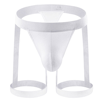 Wholesale Men's Sexy Jockstrap Underwear Elastic Strap Mesh Thongs G-string Underpants