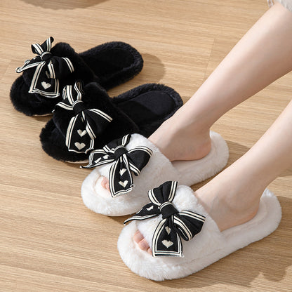 Wholesale Home plush slippers fluffy slippers women