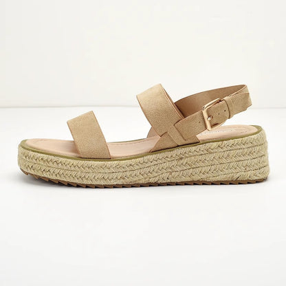 Round-toed sandals for women
