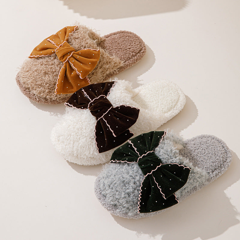 Wholesale Plush home slippers for women's
