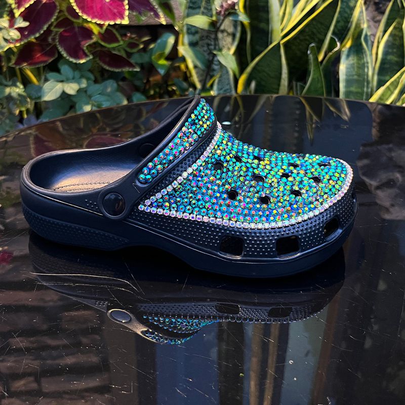 Wholesale Customization Handmade Bling Rhinestone Star Clogs