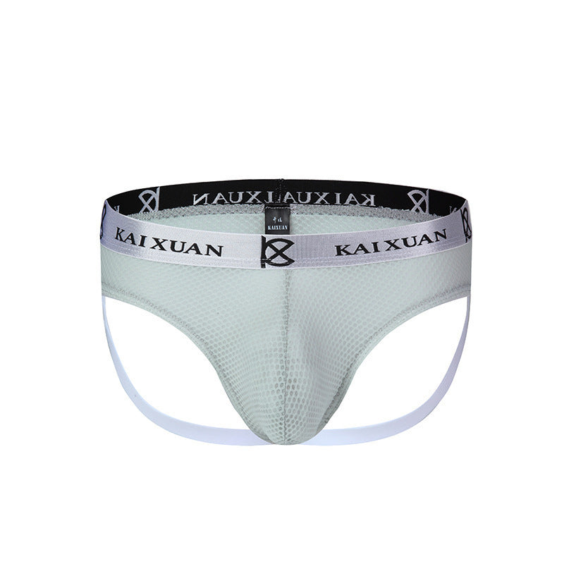 Wholesale Men's Sexy Jockstrap Underwear Elastic Strap Mesh Thongs G-string Underpants