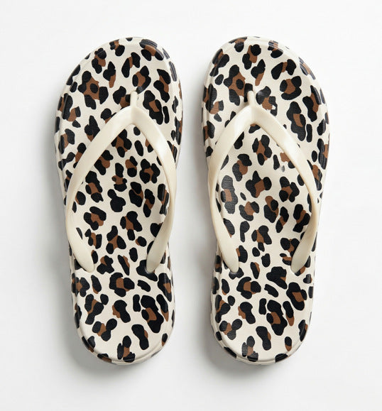 WholesaleEVA leopard print flip-flops slippers for women
