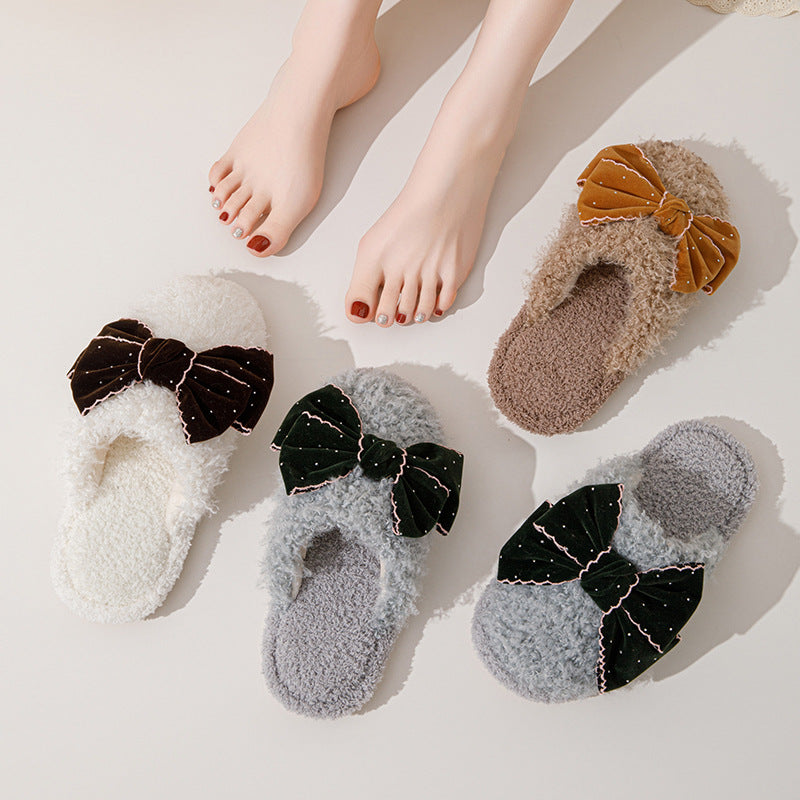 Wholesale Plush home slippers for women's