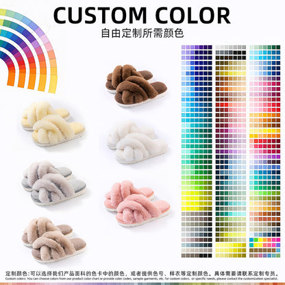 Open-toe fashion slippers