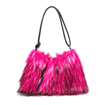 Fluffy Plush Tote Bag