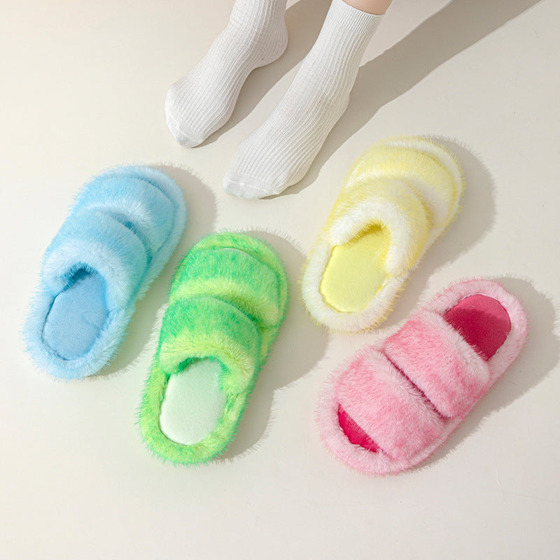 Wholesale fluffy slippers for women