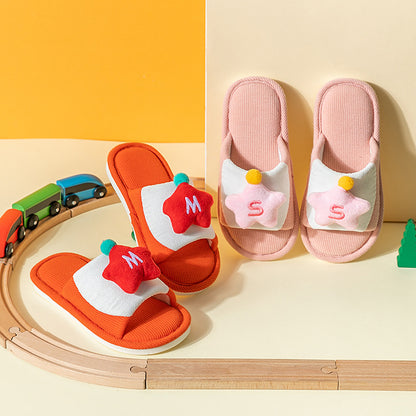 Wholesale Children's linen slippers
