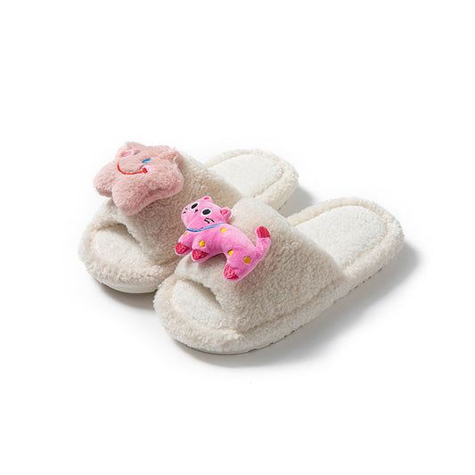 winter Cotton slippers for women