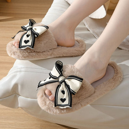Wholesale Home plush slippers fluffy slippers women