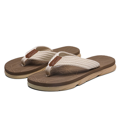 Men's anti-skid flip-flop slippers