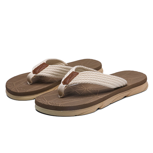 Men's anti-skid flip-flop slippers