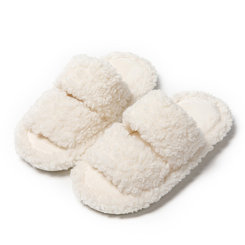 indoor fluffy slippers