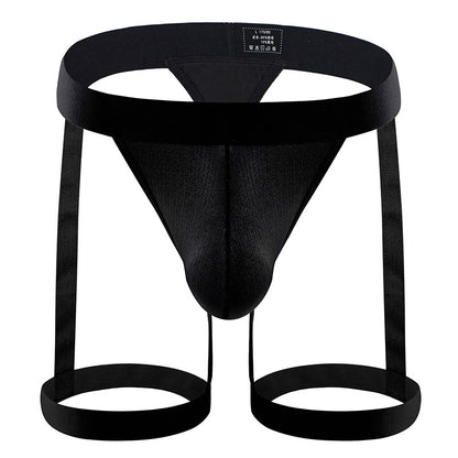 Wholesale Men's Sexy Jockstrap Underwear Elastic Strap Mesh Thongs G-string Underpants