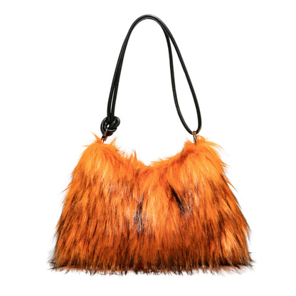 Fluffy Plush Tote Bag