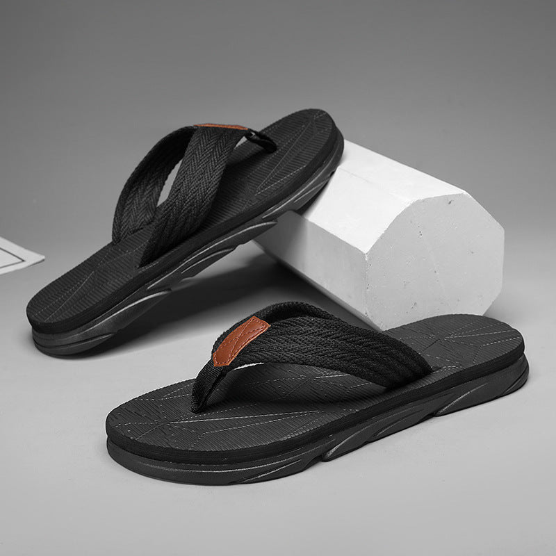Men's anti-skid flip-flop slippers