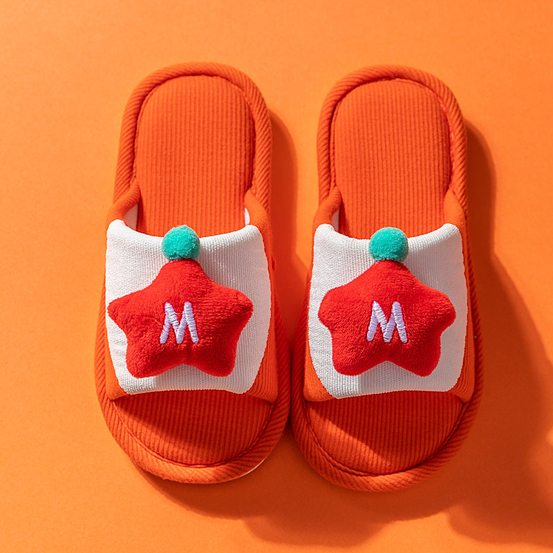 Wholesale Children's linen slippers