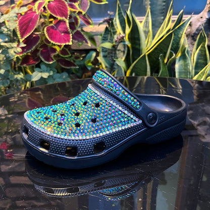 Wholesale Customization Handmade Bling Rhinestone Star Clogs