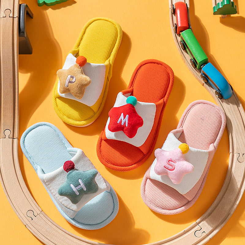 Wholesale Children's linen slippers