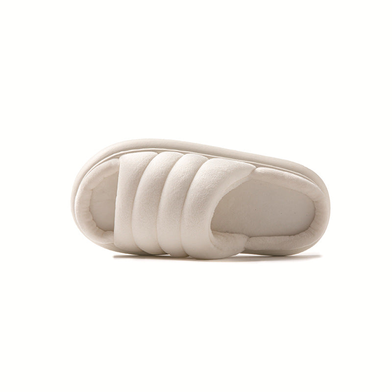 Open-toe fashion slippers