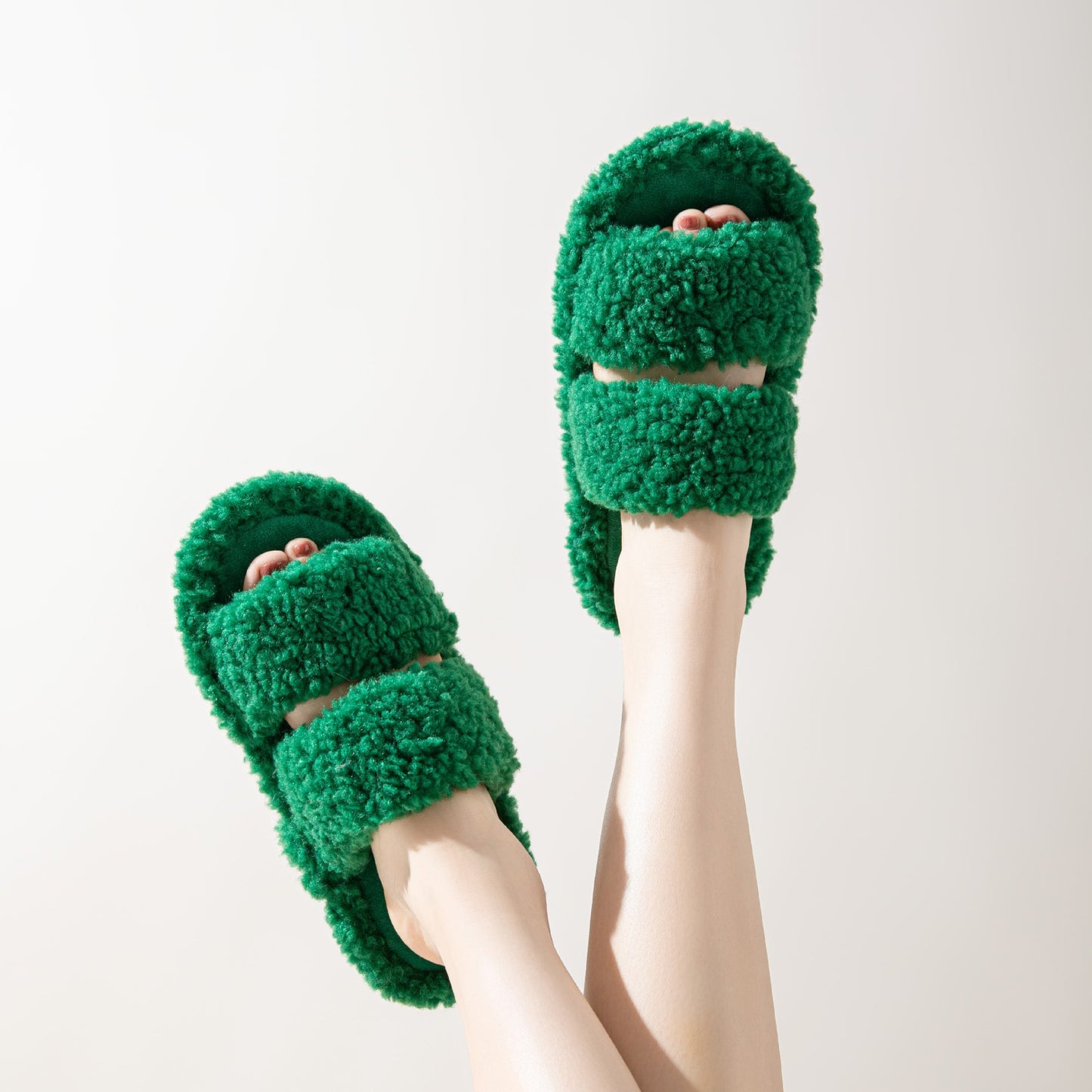 indoor fluffy slippers
