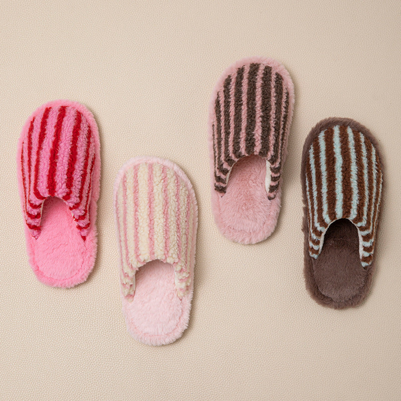 fluffy home plush slippers