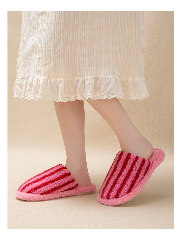 fluffy home plush slippers