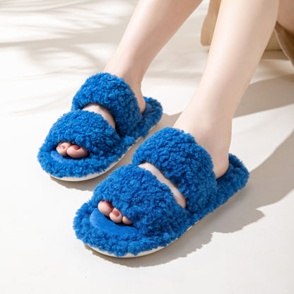 indoor fluffy slippers