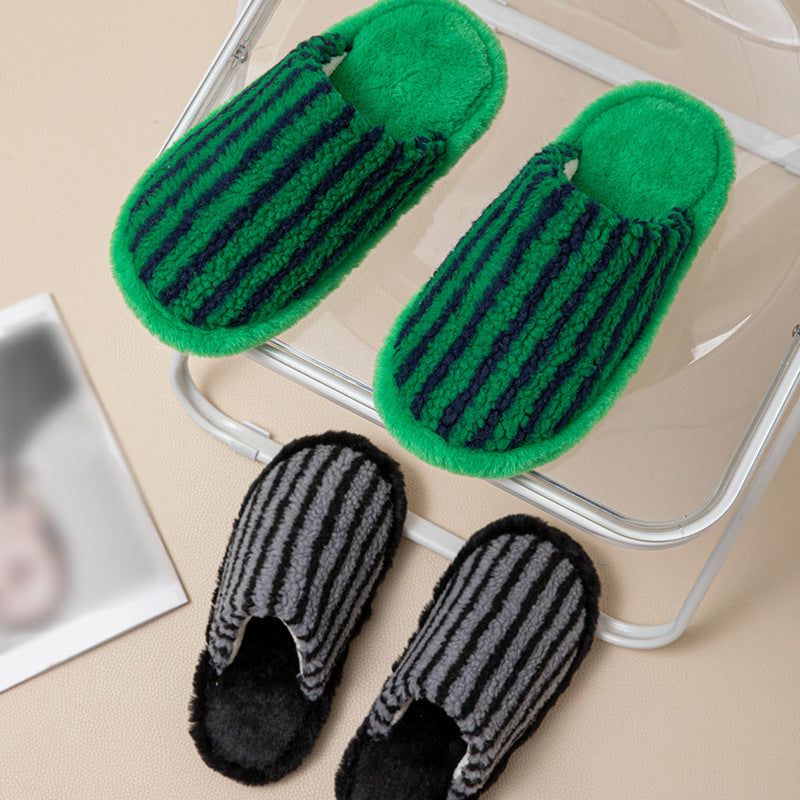 fluffy home plush slippers