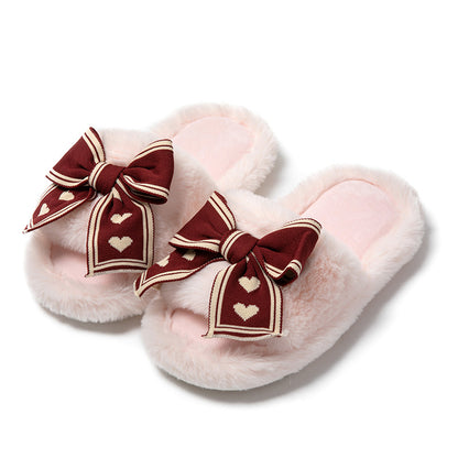 Wholesale Home plush slippers fluffy slippers women