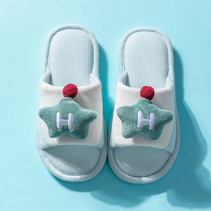Wholesale Children's linen slippers