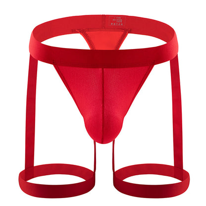 Wholesale Men's Sexy Jockstrap Underwear Elastic Strap Mesh Thongs G-string Underpants