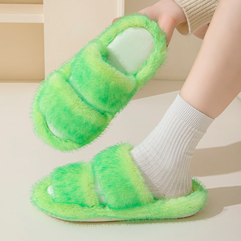 Wholesale fluffy slippers for women