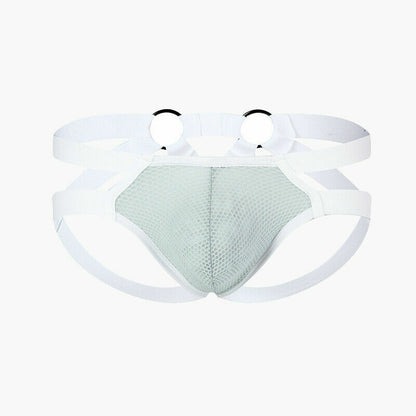 Wholesale Men's Sexy Jockstrap Underwear Elastic Strap Mesh Thongs G-string Underpants