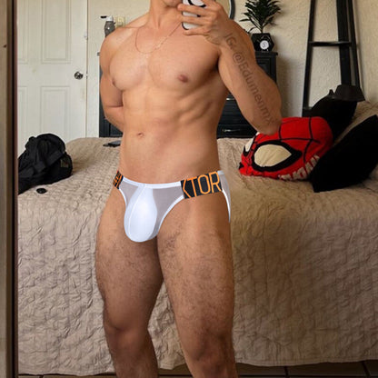 Wholesale Sexy Men's Transparent High Cut Tanga Briefs Bikini Panties Low-rise Underwear