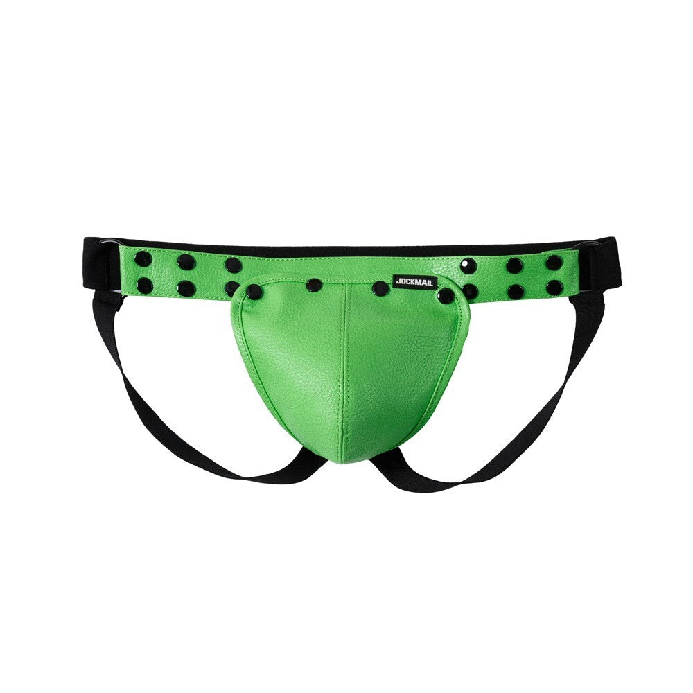Wholesale Sexy Men's Nylon Jockstrap Lingerie Underwear Thongs with Removable Big Pouch